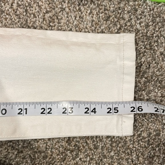 Everlane Mid Rise Skinny Jean White Denim 26 - Picture 13 of 13